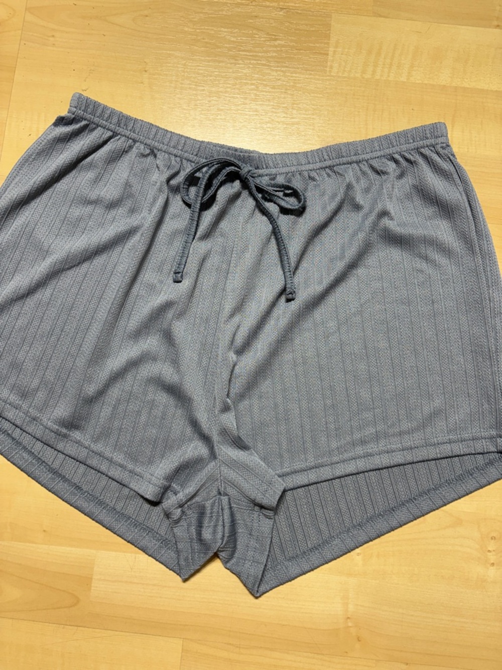 Women's Ribbed Lounge Shorts — Gray - Picture 2 of 5